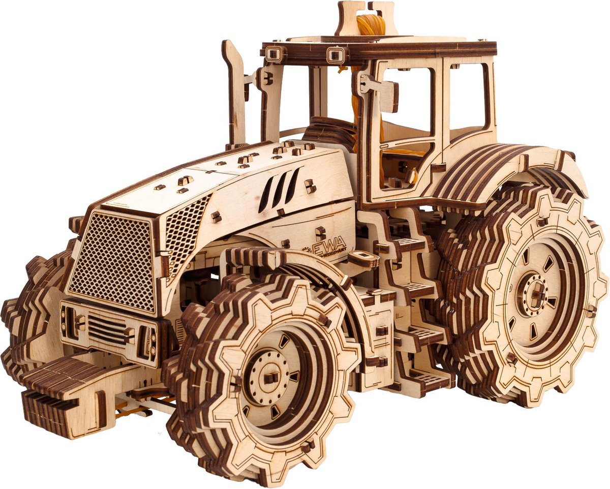 Eco-Wood-Art Tractor - Houten Modelbouw