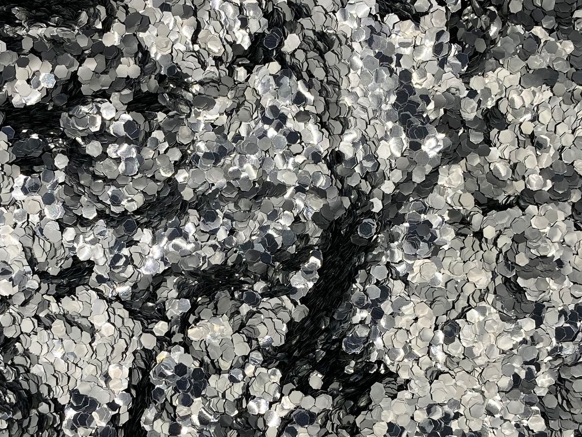 EcoGlitterWorld - Biologisch afbreekbare Chunky Zilveren glitters voor op de huid - festival glitters - ecoglitter - eco glitter - duurzame glitters