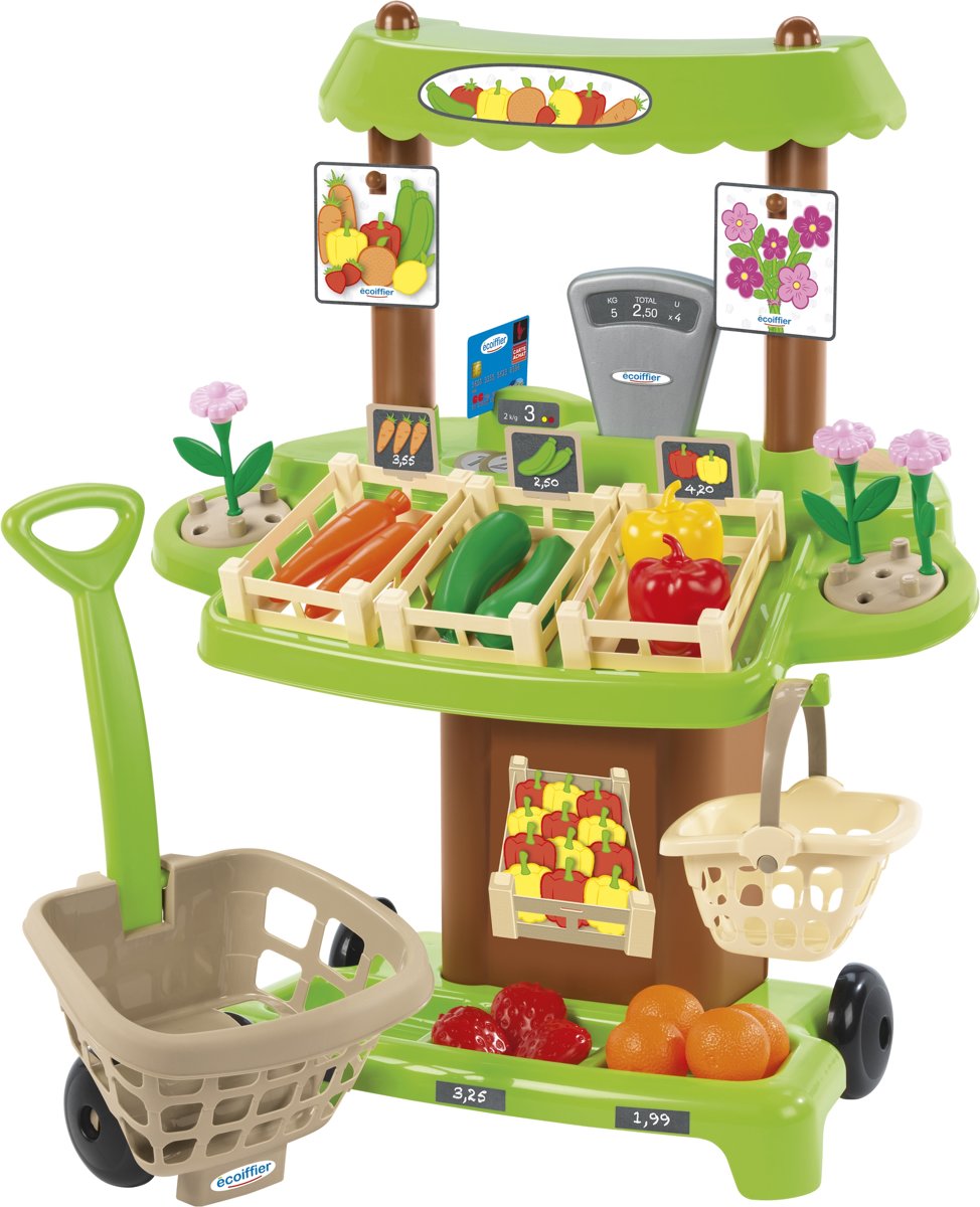   100% CHEF groentekraam met mandje