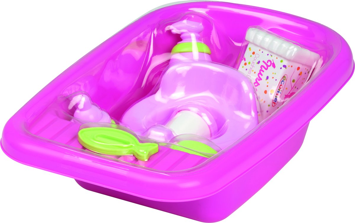 Ecoiffier babybadje en potje 32 cm 6-delig