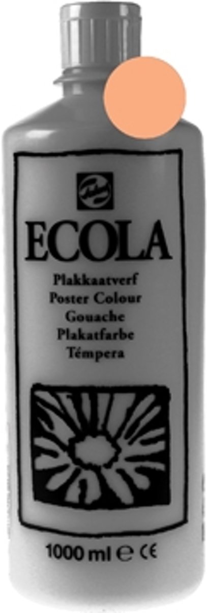 Plakkaatverf Ecola flacon van 1.000 ml, huidskleur