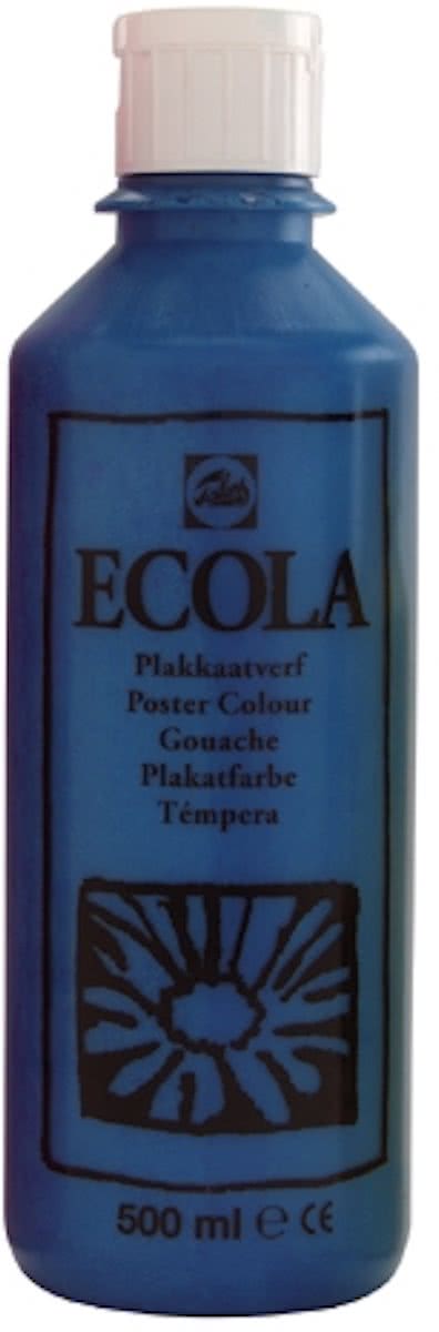 Plakkaatverf Ecola flacon van 500 ml, lichtgroen