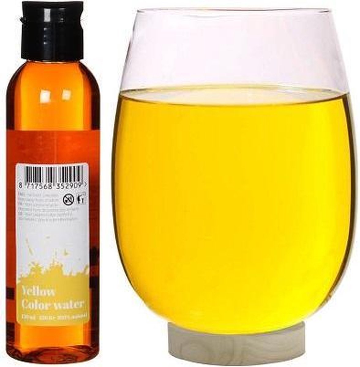 Natuurlijke kleurstof voor water Geel - 1 fles