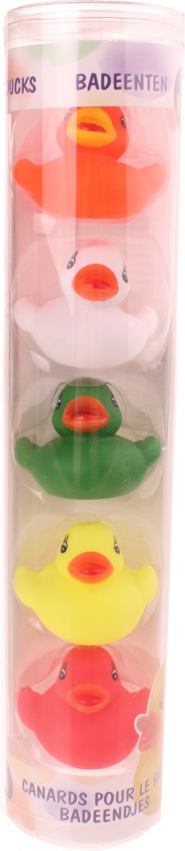 Eddy Toys Badeendjes In Koker 5 Stuks