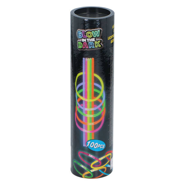   Glowsticks 100 Stuks - Glow in the Dark Sticks - Breekstaafjes