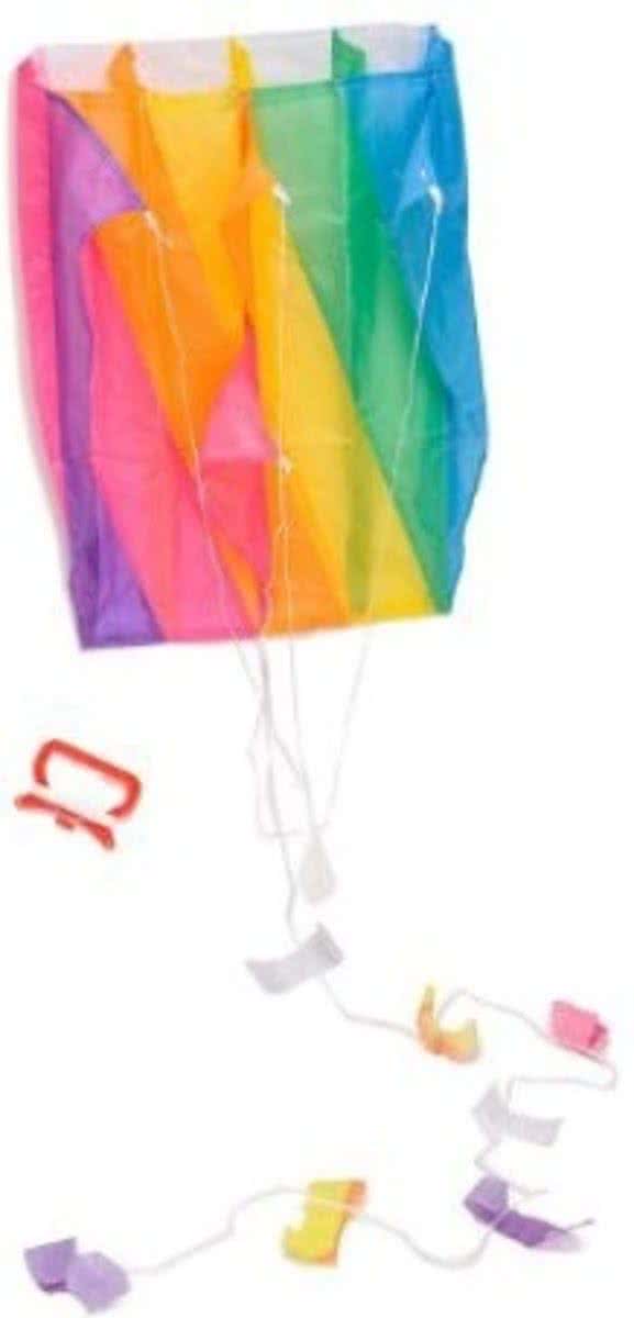 Eddy Toys Vlieger Regenboog 60 X 51 Cm 30 Meter