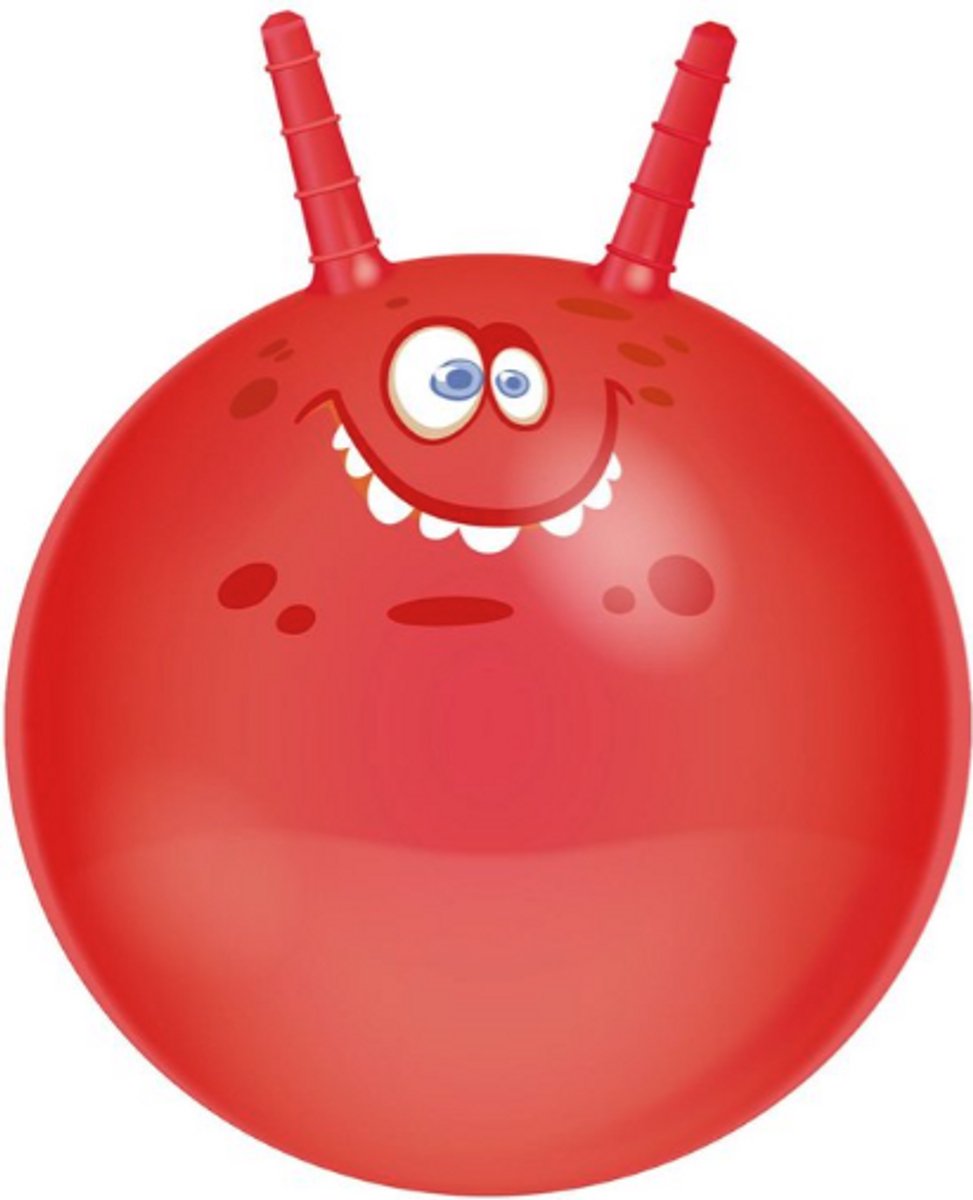 Skippy bal Rood - Verjaardag cadeau   – ø 45 cm –  len - Peuter – 3 Jaar – Buitenspeelgoed voor Jongens en Meisjes – Skippy Bal -   – Speelgoed voor Kinderen