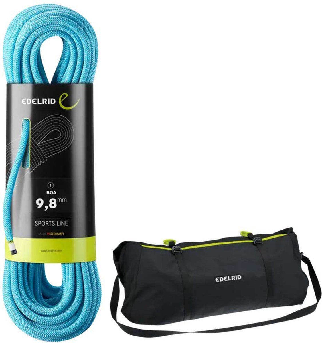   Boa 9.8 Mm+liner Klimtouw Blauw 80 m