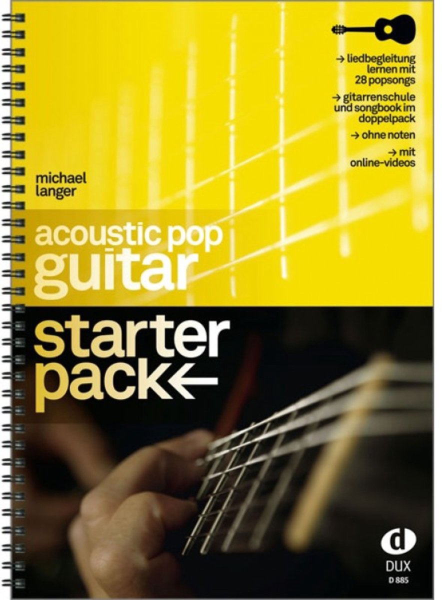 Edition Dux Acoustic Pop Guitar Starter Pack - Educatief