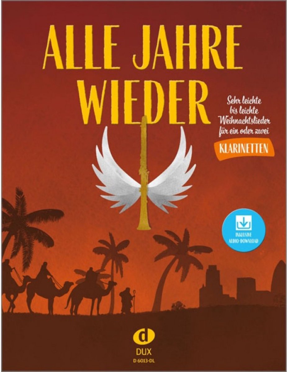 Edition Dux Alle Jahre wieder - Klarinette mit Download - Kerstmis