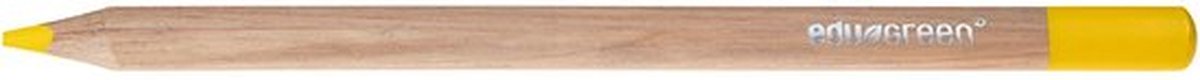 Edugreen Jumbo kleurpotloden, geel, vulling 5 mm, 10 stuk/ 1 doos