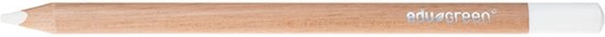 Edugreen Jumbo kleurpotloden, wit, vulling 5 mm, 10 stuk/ 1 doos