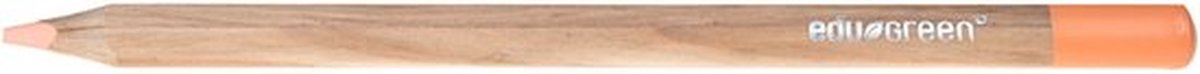 Edugreen Jumbo kleurpotloden, zalm, vulling 5 mm, 10 stuk/ 1 doos