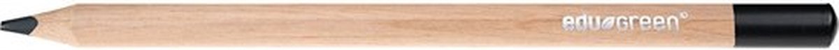 Edugreen Jumbo kleurpotloden, zwart, vulling 5 mm, 10 stuk/ 1 doos