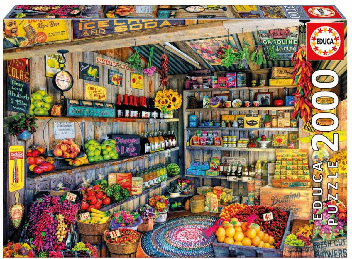 Educa Bij de kruidenier - 2000 stukjes