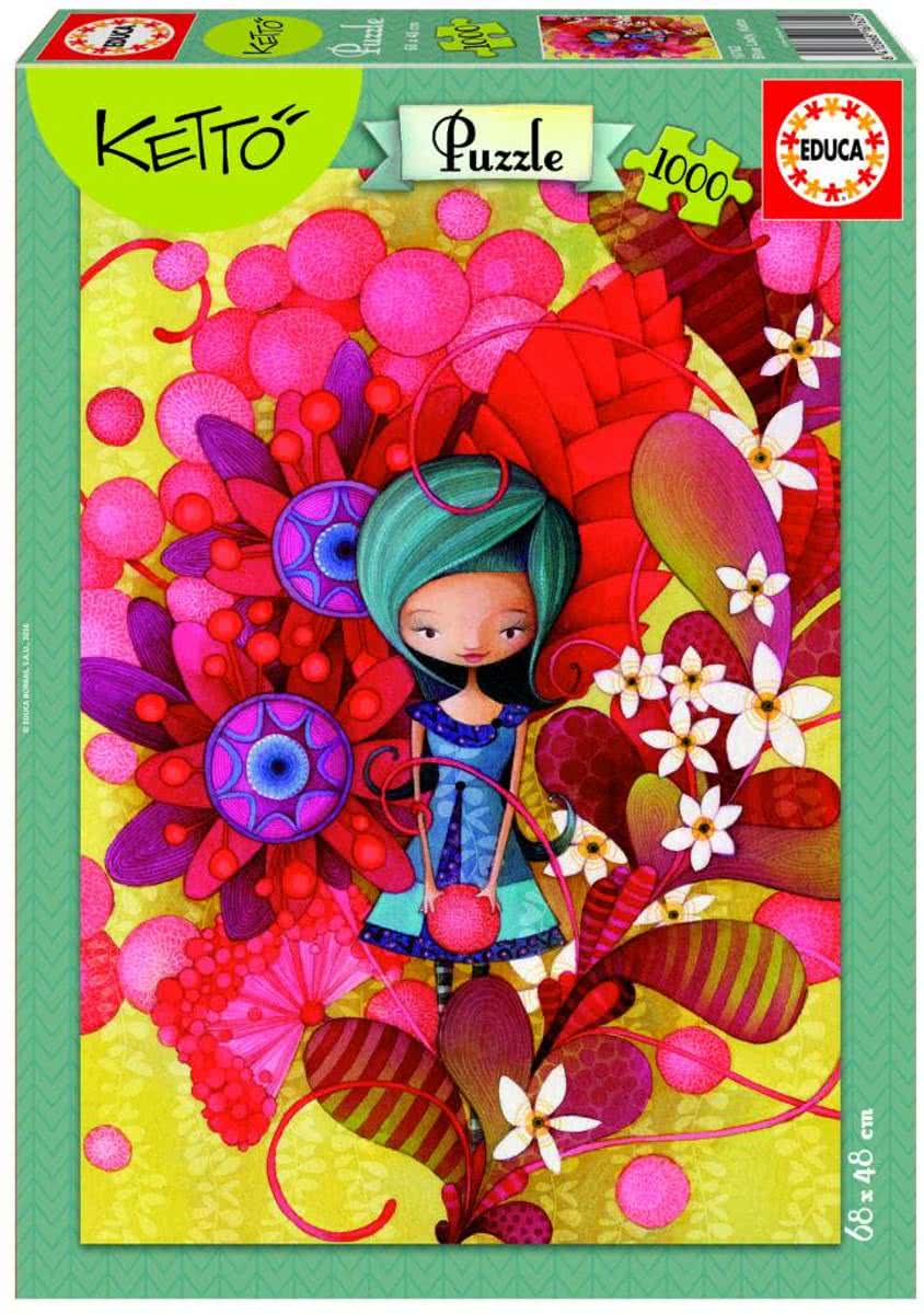Educa Ketto - Blue Lady - 1000 stukjes