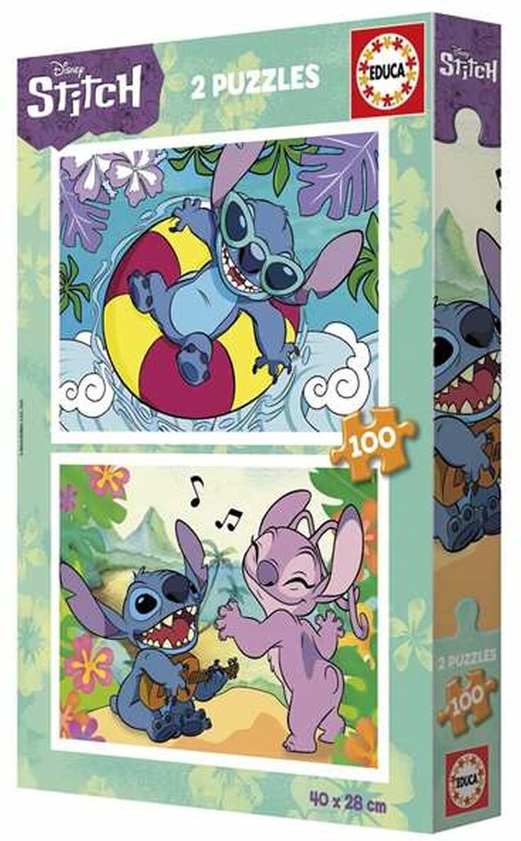 Educa Puzzel Van 2x100 Stukjes Veelkleurig