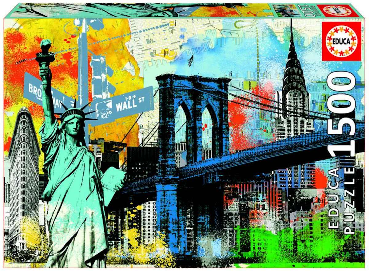 Educa Stedelijke vrijheid - New York - 1500 stukjes