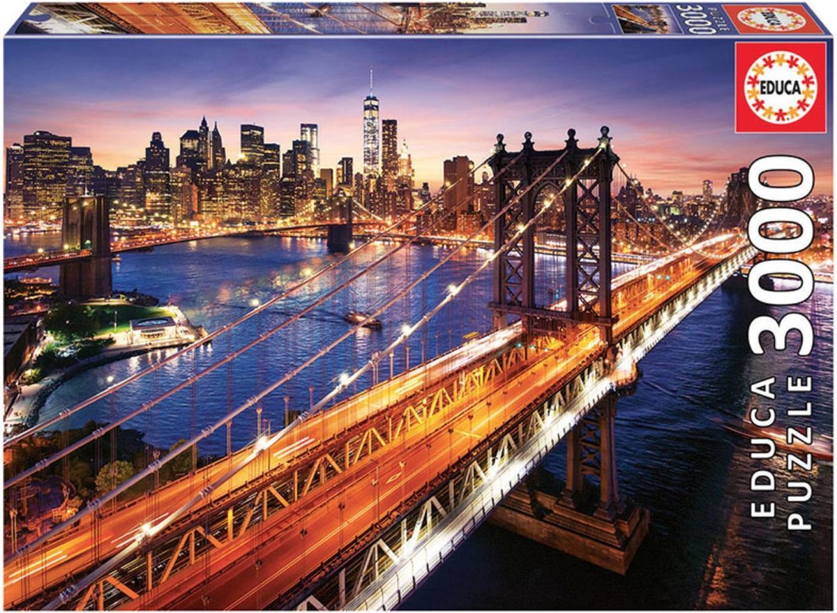 Educa legpuzzel 3000 stukjes Brooklyn Bridge