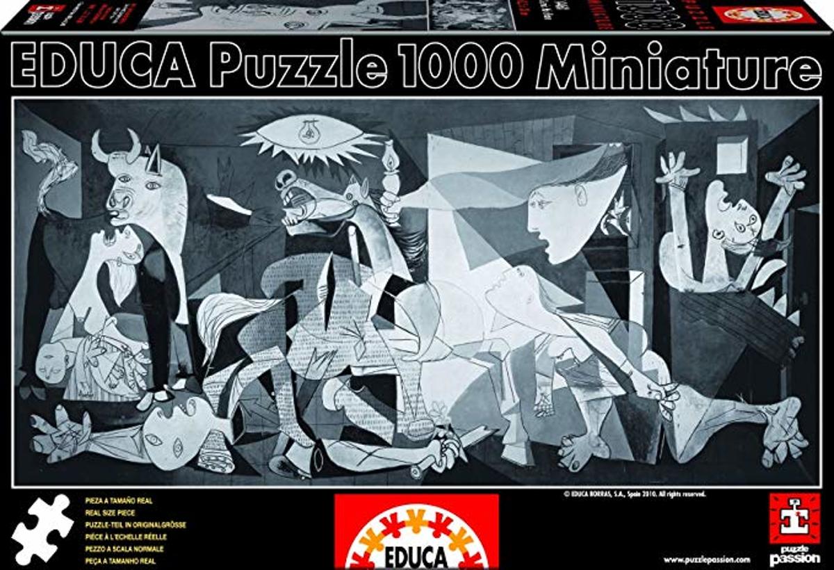 Miniatuur Legpuzzel - 1000 Kleine Stukjes - Picasso, Guernica - Educa Puzzel