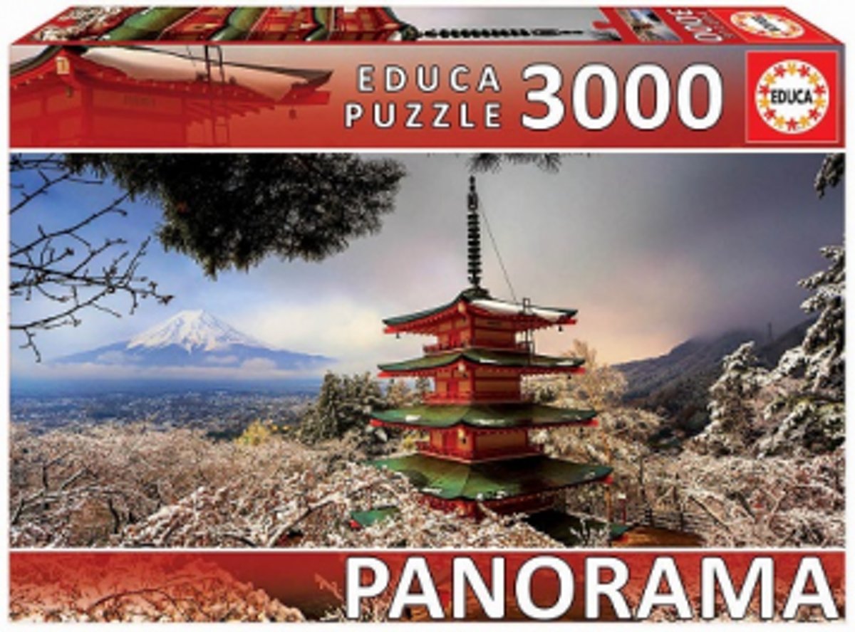 Puzzel Mount Fuji & Chureito Pagoda - 3000