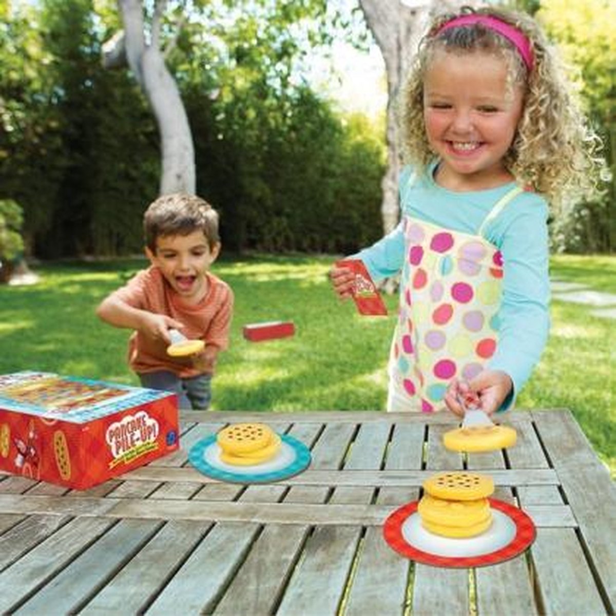 Pancake Pile-Up! Matchende Estafetterace