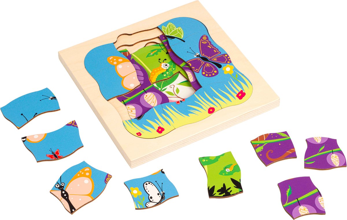 Groeipuzzel - vlinder - Educo