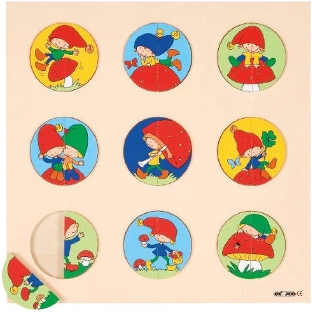 Puzzel kabouter (gnome) merk Educo