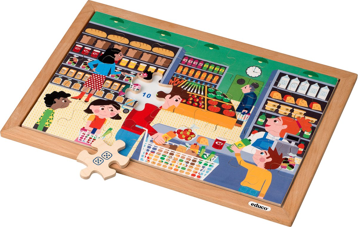 Rekenpuzzel - Hoeveelheden t/m 12 - 35 st - Educo