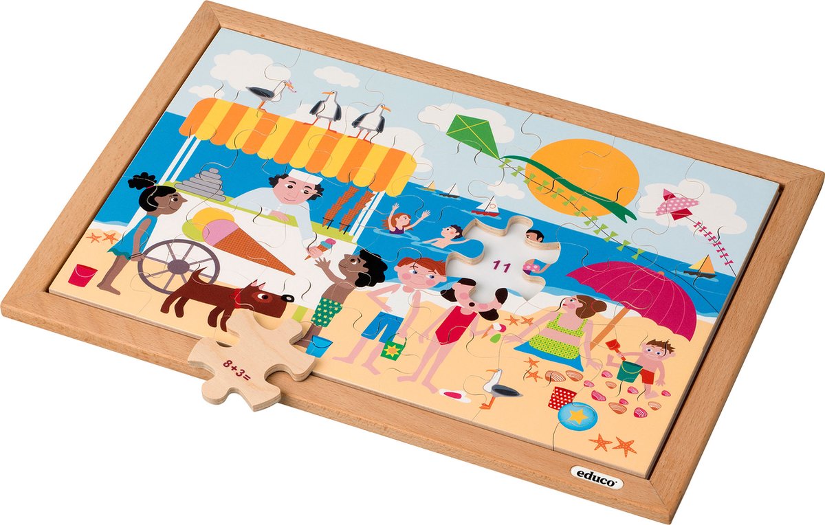 Rekenpuzzel - Optellen en aftrekken t/m 12 - Educo