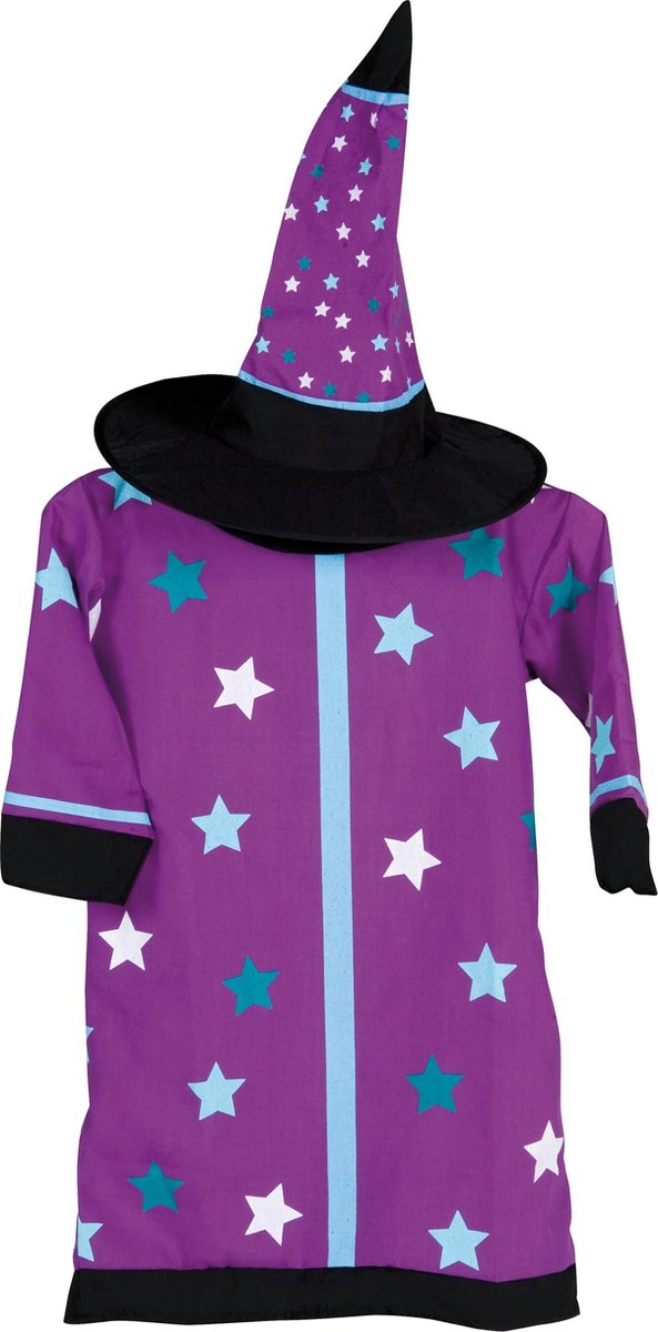 Verkleedkleding 2,5-6 jaar Tovenaar inclusief hoed - Educo