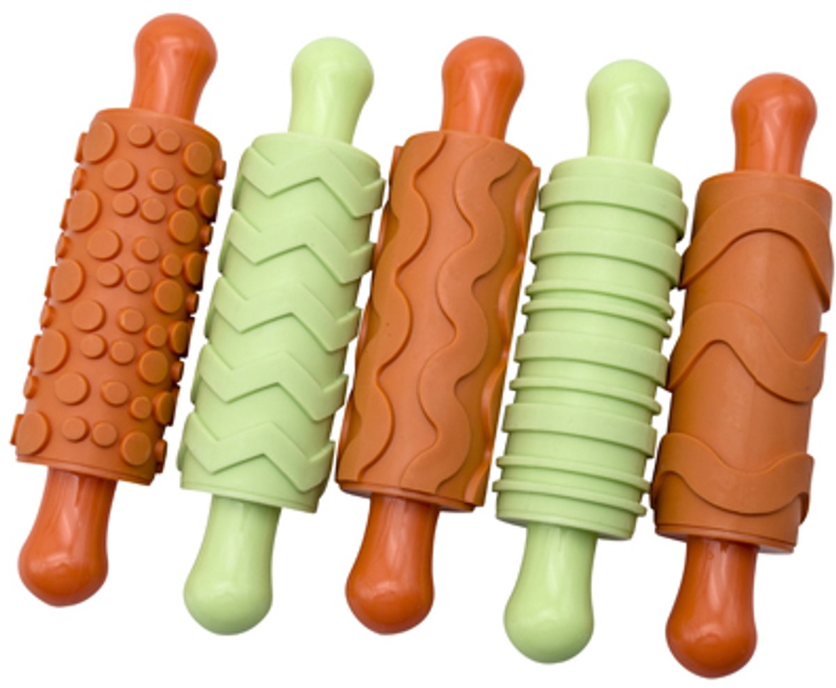 Eduplay rubber rollers speelgoed set - creatieve patronen voor kinderen.