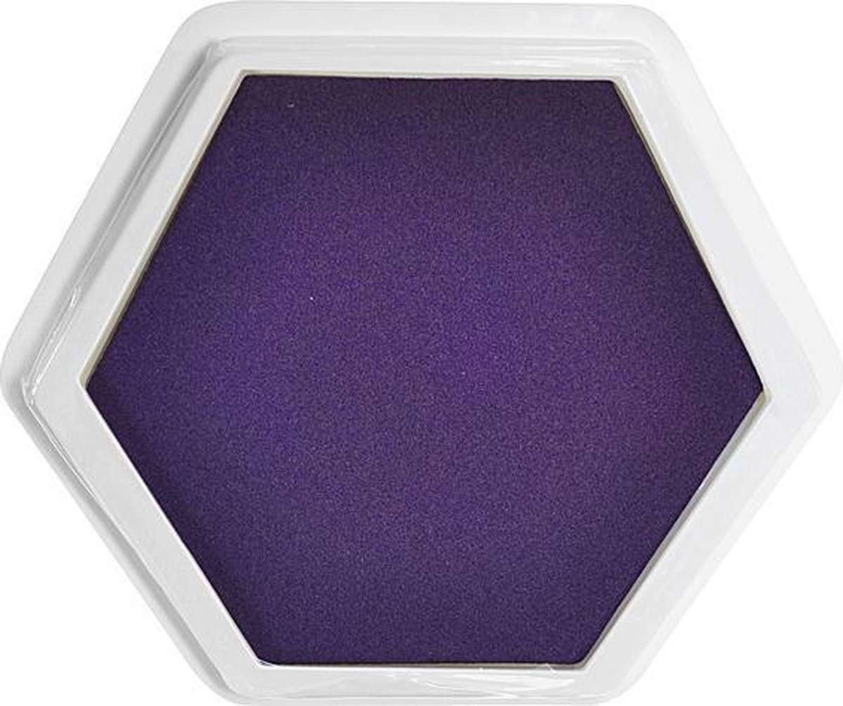 Groot stempelkussen lila