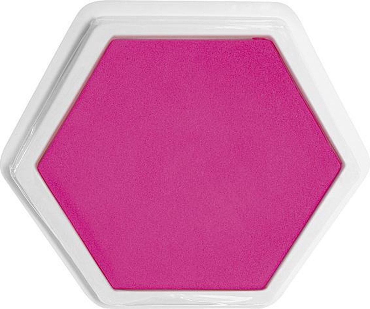Groot stempelkussen roze