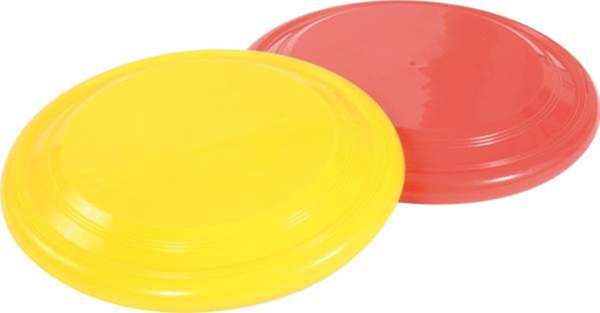 Werpschijf of Frisbee 18 cm set van 4