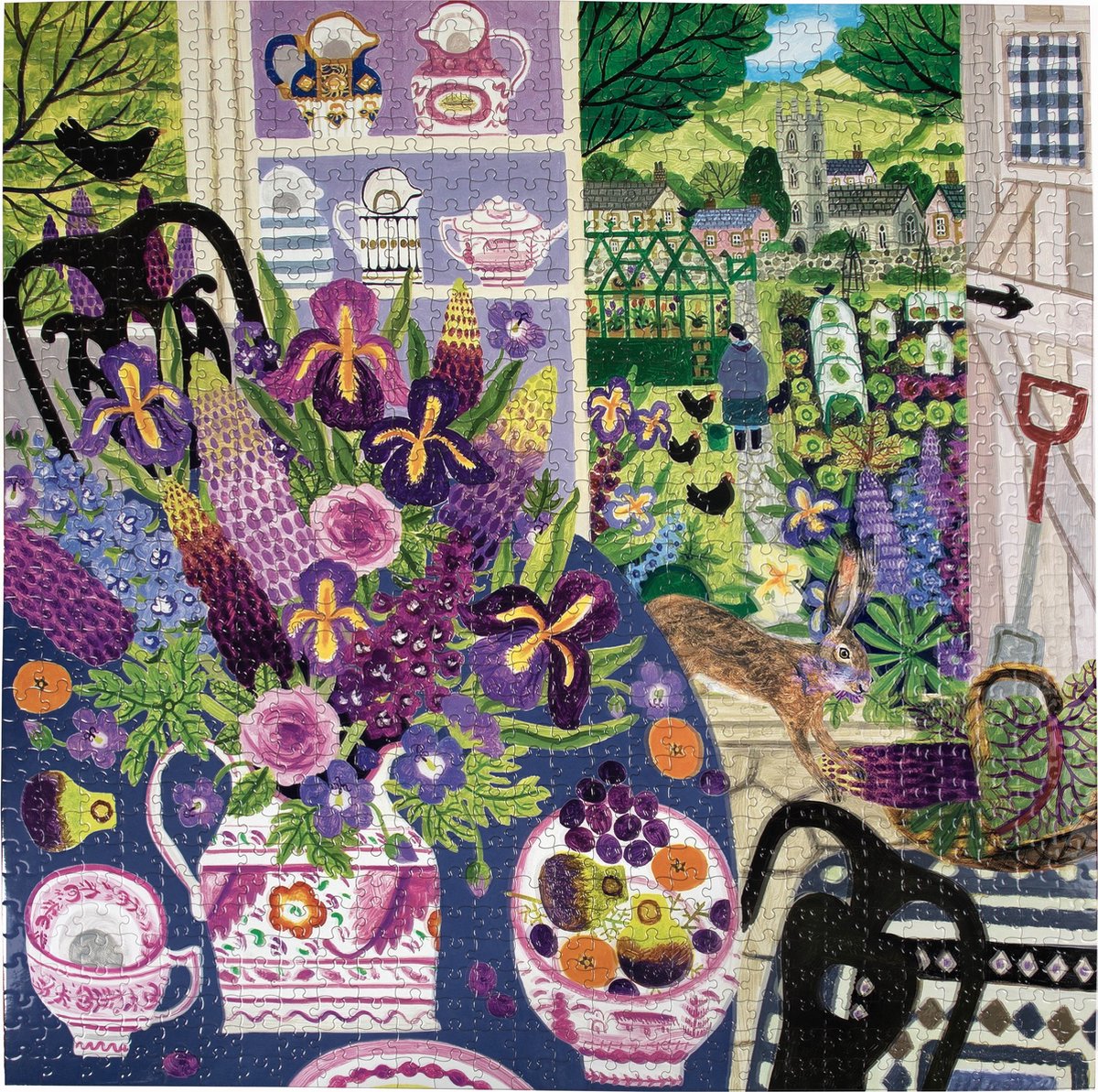 eeBoo Lavender Kitchen (1000)