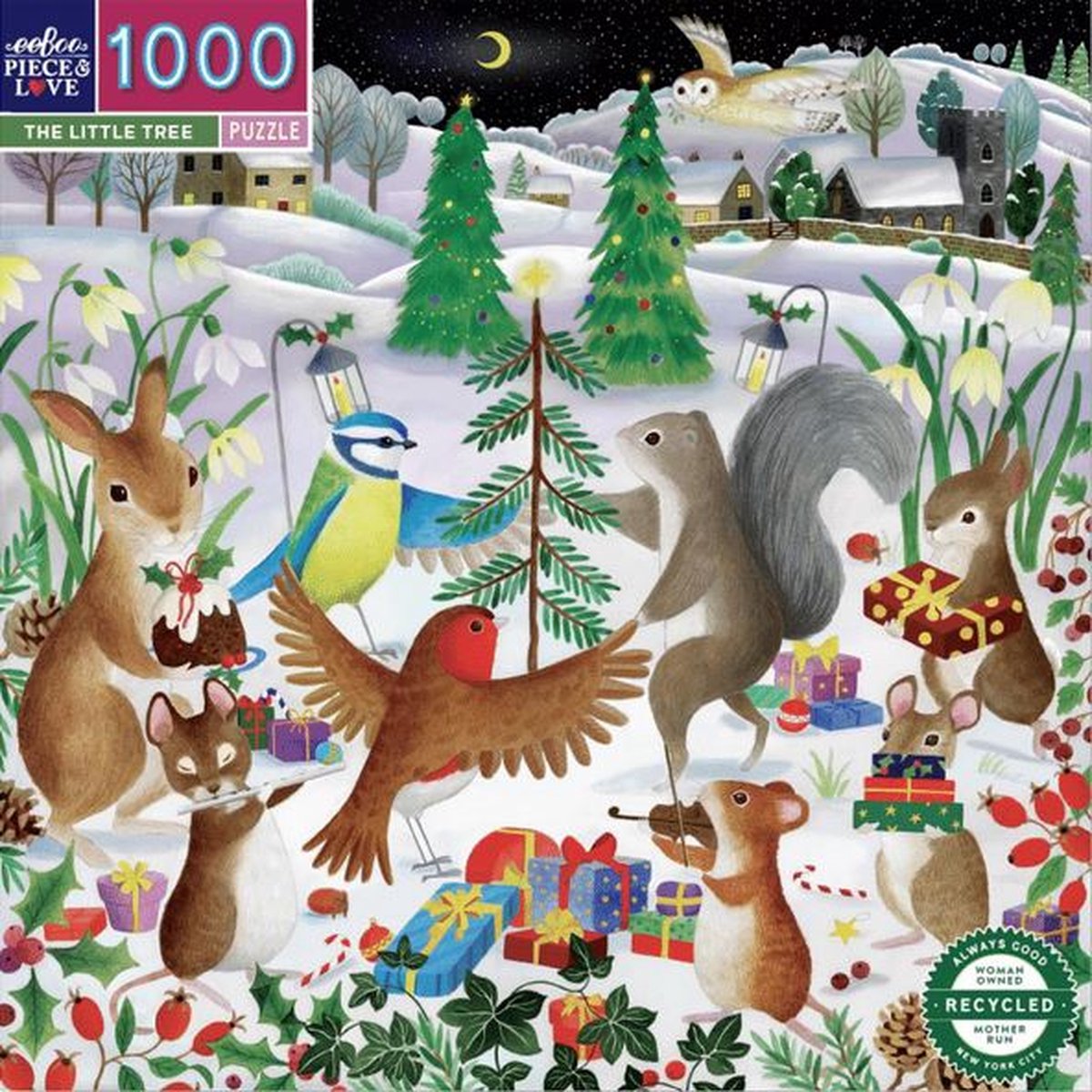 eeBoo puzzel The Little Tree 1000 stukjes - educatief spel.