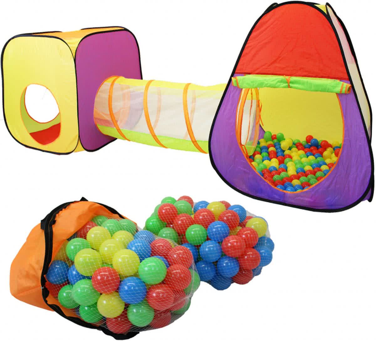 Speeltent met tunnel