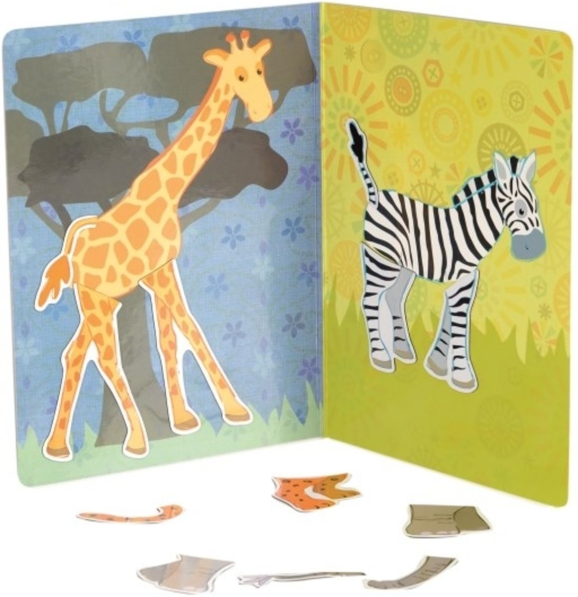 Egmont Toys Magneetpuzzel dieren. 3+