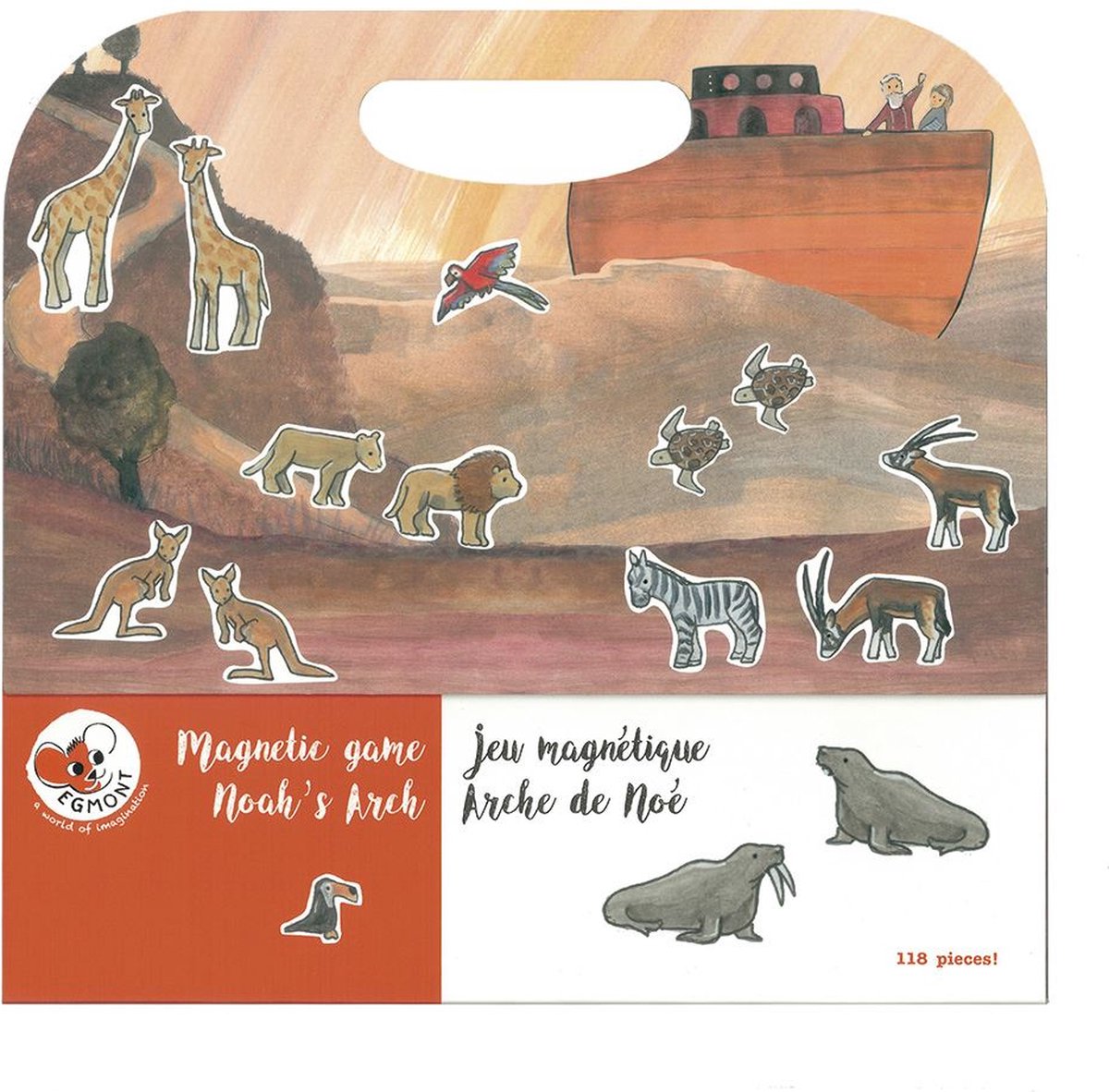 Egmont Toys Magneetspel Ark Van Noah. 25x24 cm. 3+.