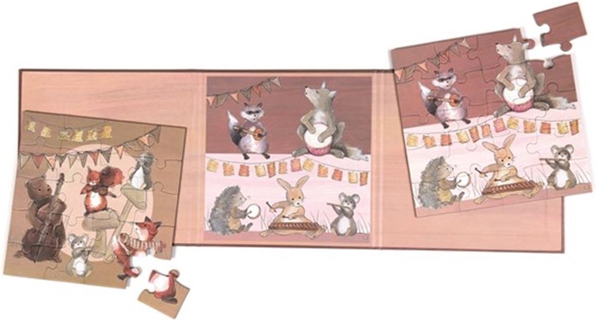 Egmont Toys Magnetische puzzel Muzikanten