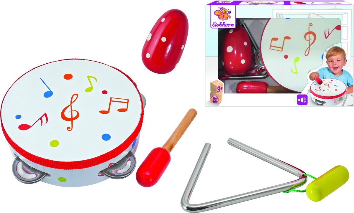   Houten Set Muziekinstrumenten