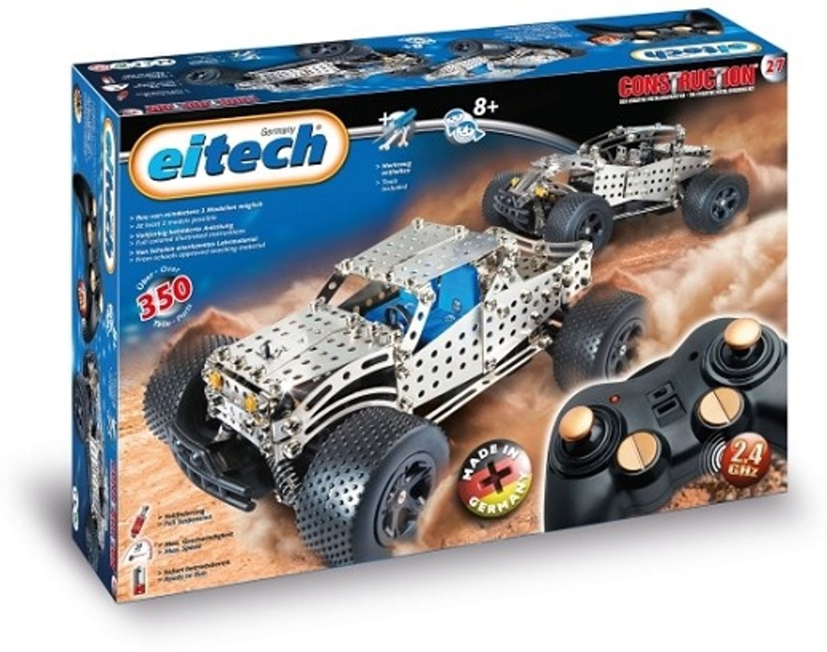 Eitech Bouwdoos - Metaal Jeep - Bestuurbare auto