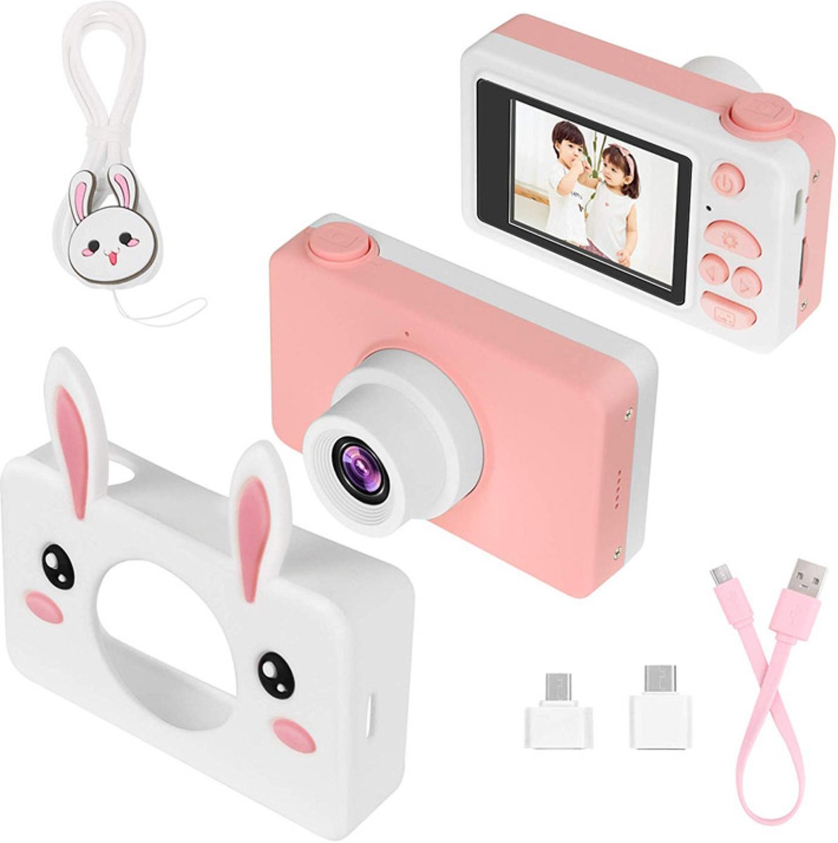 Kinder Camera 1080p HD - Kindercamera Digitaal - Selfie Vlog Video Fotocamera