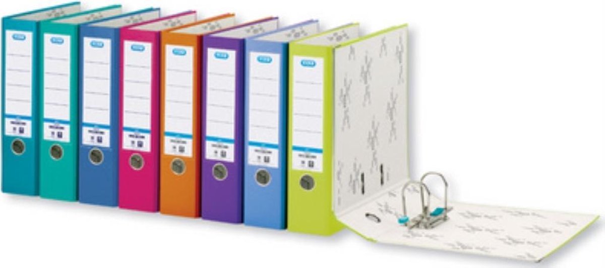 ELBA Ordner smart Pro, Rückenbreite: 50 mm, pink DIN A4, Einband außen PP / innen Papier, Sichttasche mit - 1 Stück (100025940)