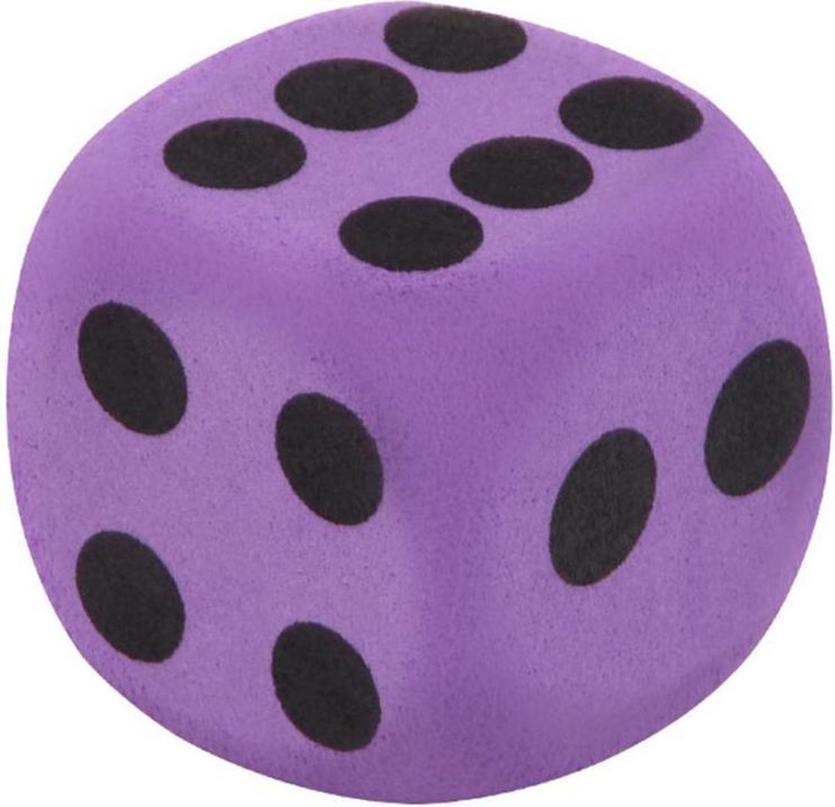 2 Stuks Leuke Paarse Foam Dobbelsteen 4X4cm - Dice