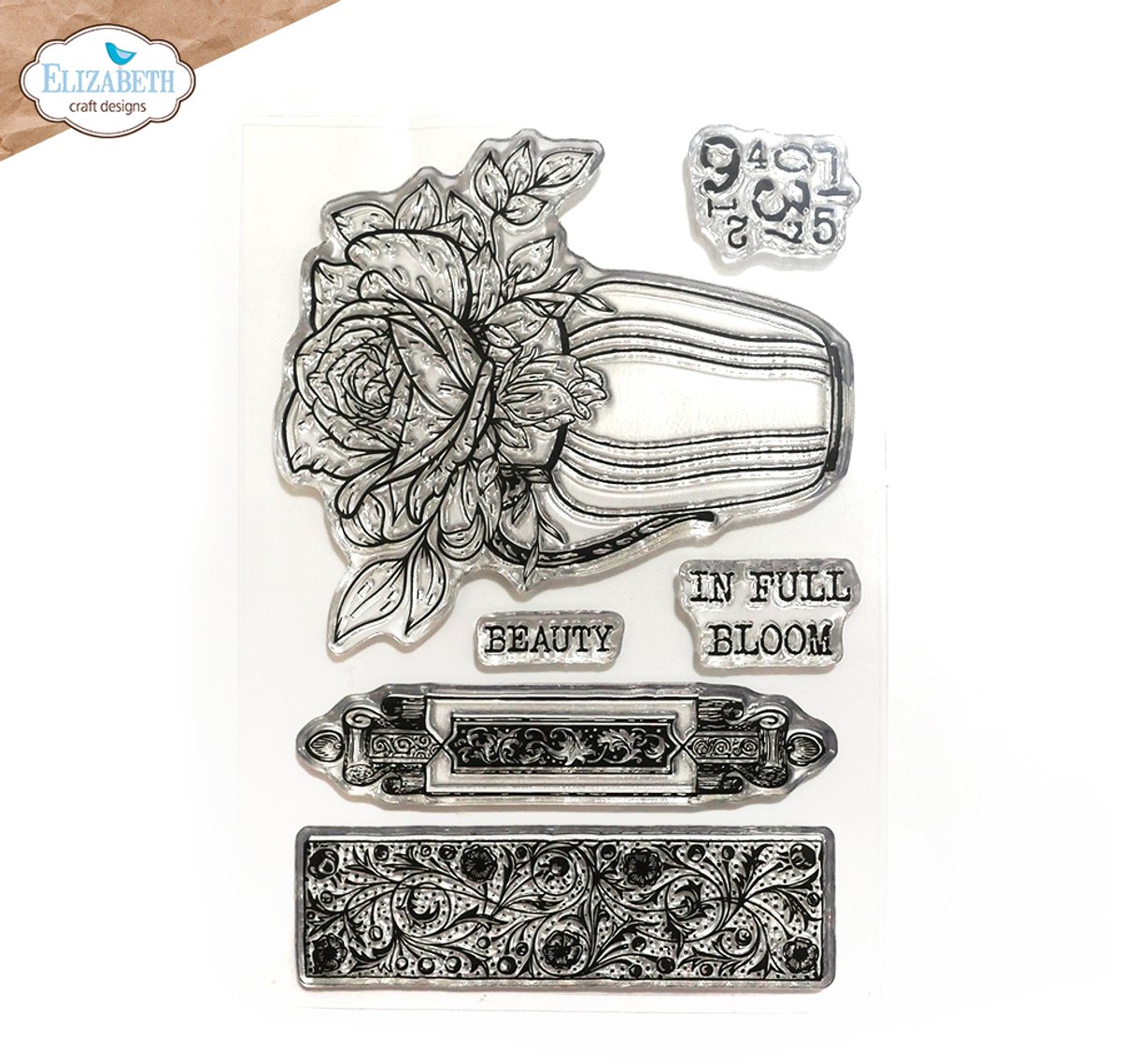 ECD Clear stamps - In full bloom