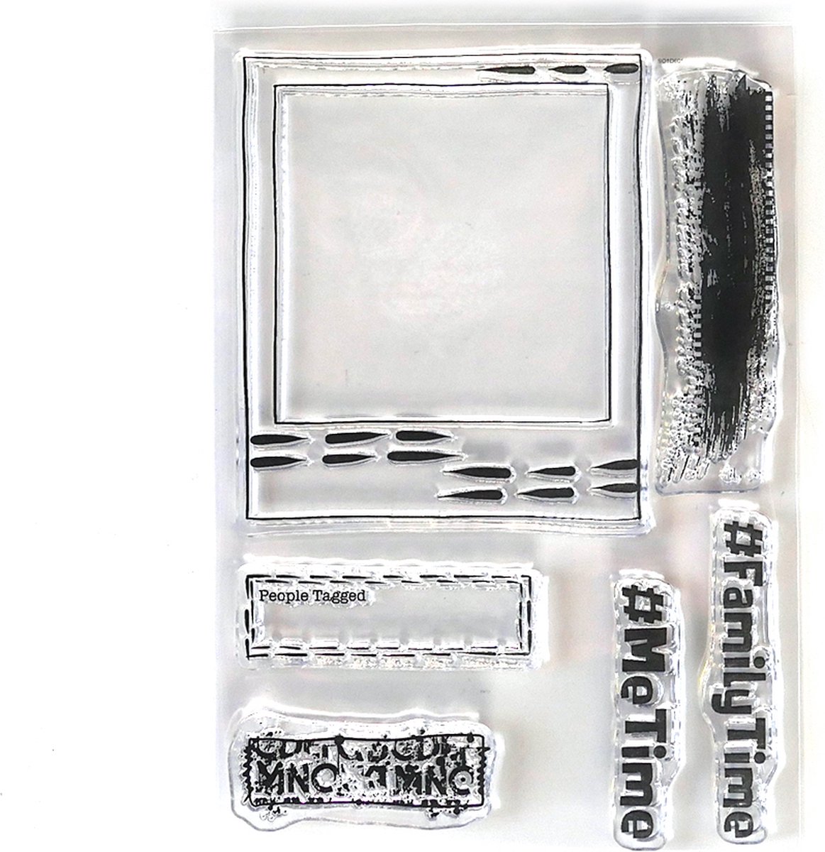 ECD Clear stamps - Polaroid embellishments 2