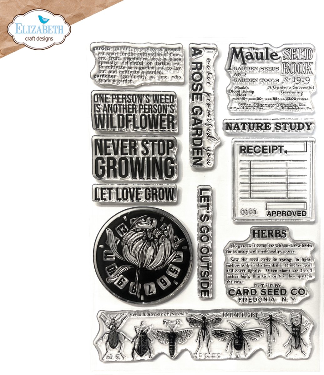 ECD Clear stamps A5 - Wildflower