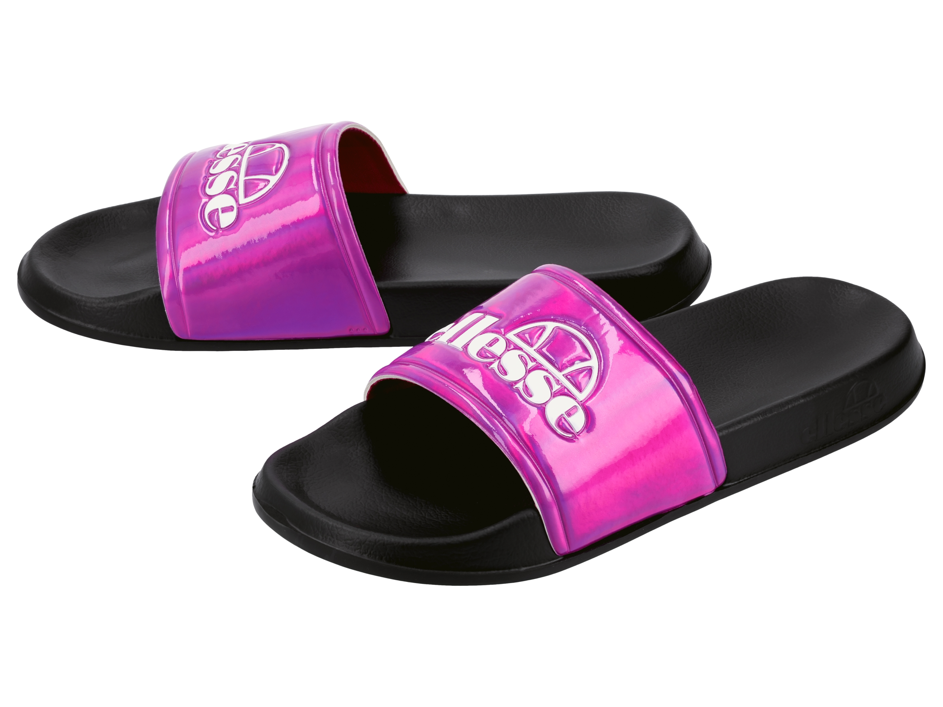 Ellesse Dames slippers (Zwart/roze, 37)